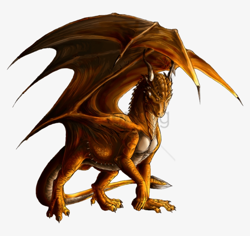 Free Png Large Brown Dragon Png Image With Transparent, transparent png #9786435