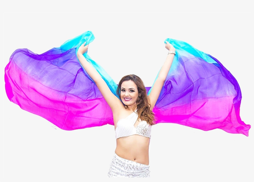 Nefertiti Bellydance Silk Veil Hand Made, transparent png #9786637