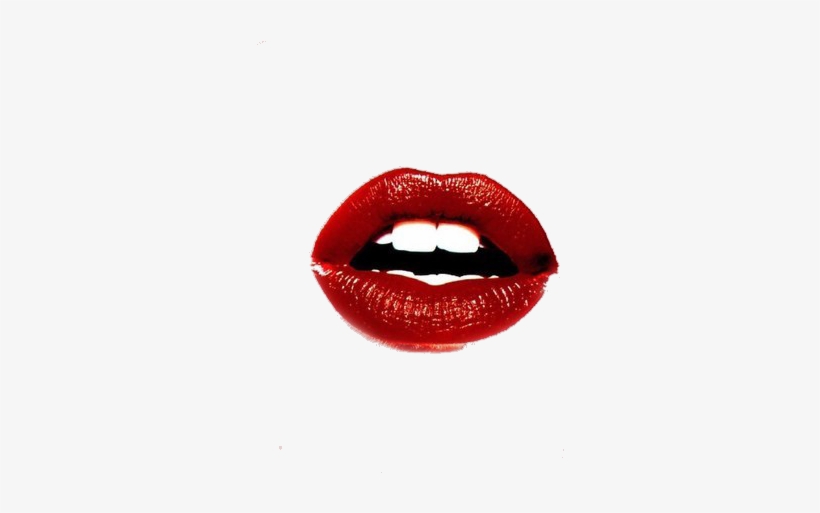 Red Lips Transparent - Lips With White Background, transparent png #9786770