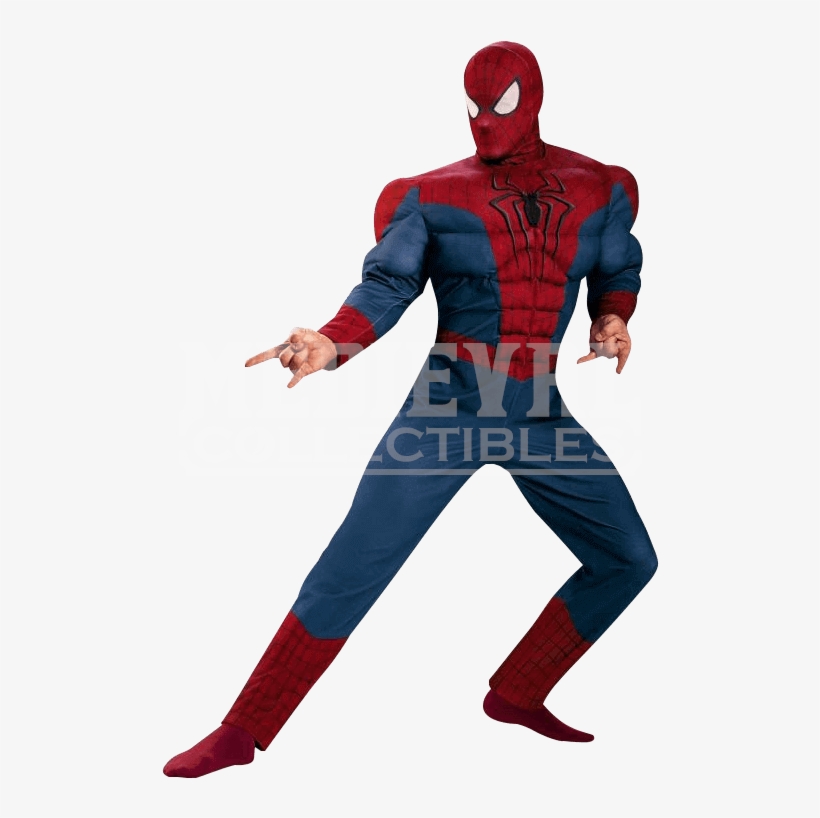Adult Deluxe Amazing Spider Man Costume - Fantasia Do Homem Aranha 3 Para Comprar De Adulto, transparent png #9787053