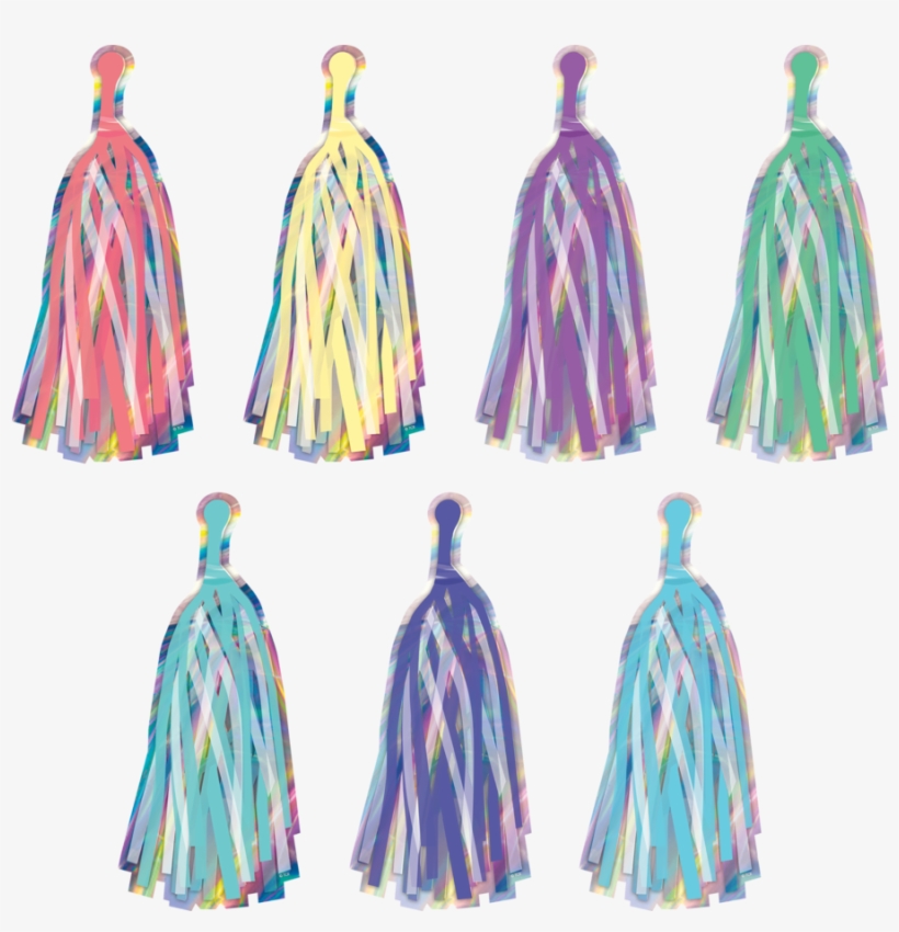 Tcr8806 Iridescent Tassels Accents Image, transparent png #9787587