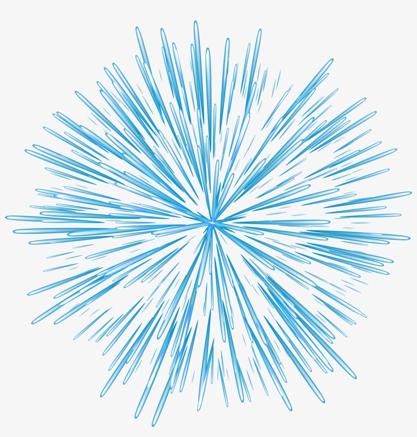 Firework Blue Transparent Png Image - Concentración Desde Una Linea, transparent png #9788480
