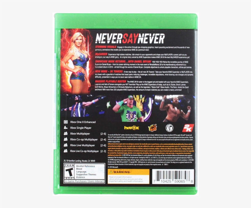 Wwe 2k19 For Xbox One - Pc Game, transparent png #9788790