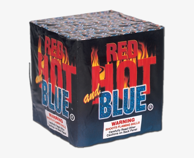 Huge Bursts Of Red, Blue And Silver Crackling Stars - Red Hot And Blue Firework, transparent png #9788982