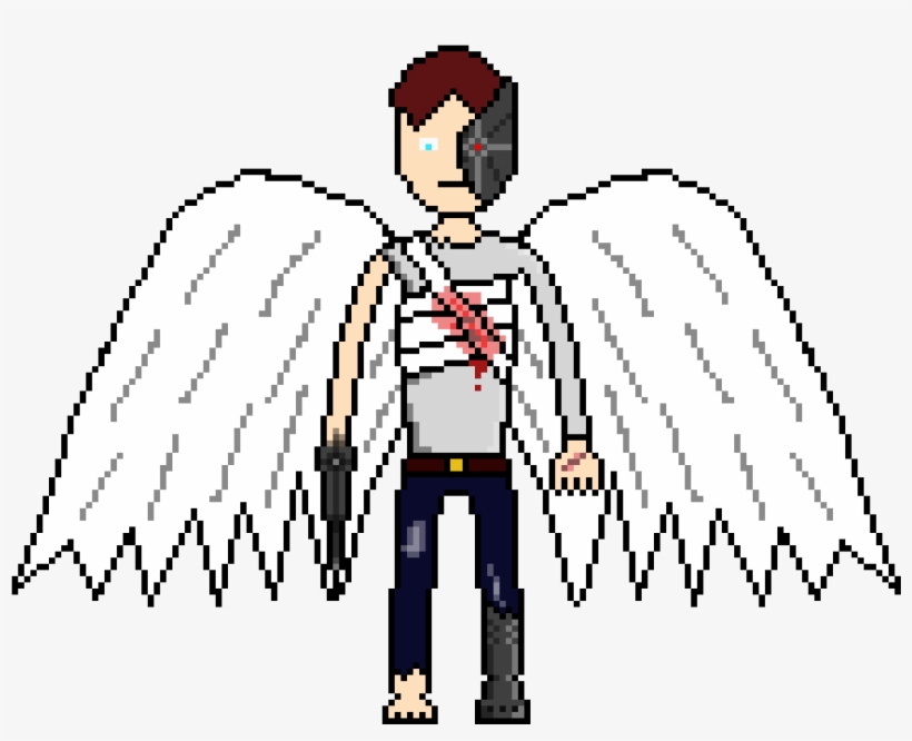 Angel/cyborg - Cartoon, transparent png #9789177