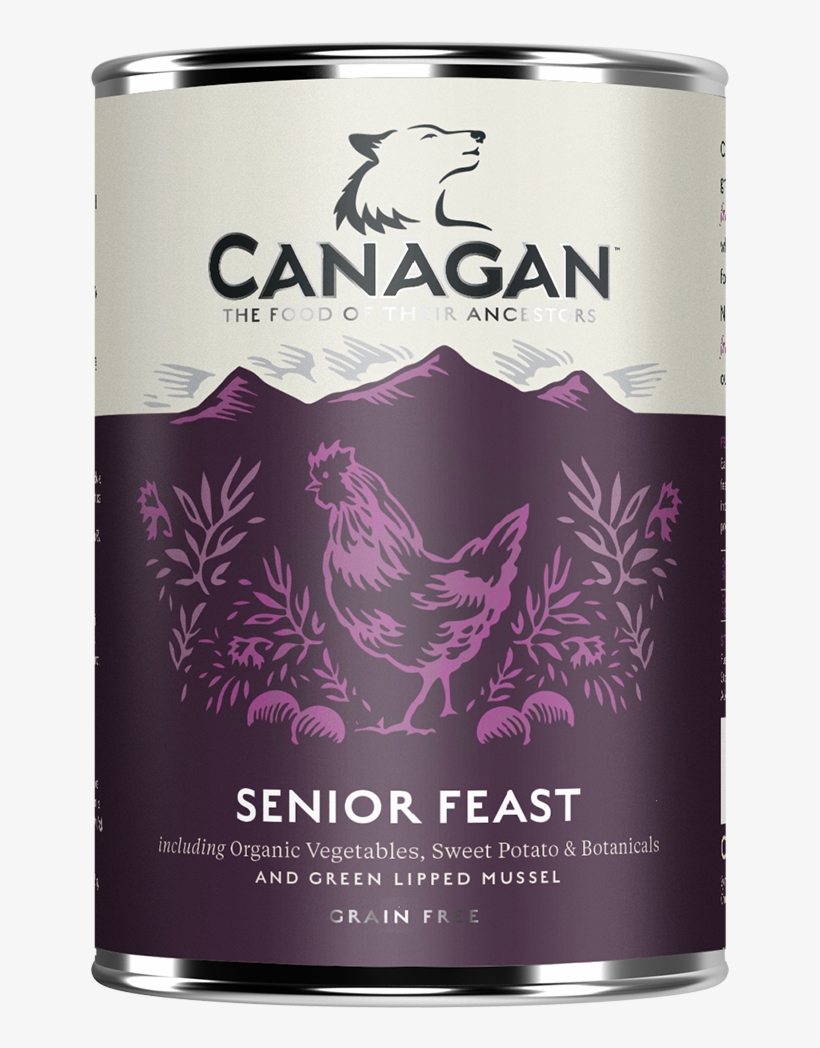 Canagan Senior Wet Dog Food 400g Can, transparent png #9789180