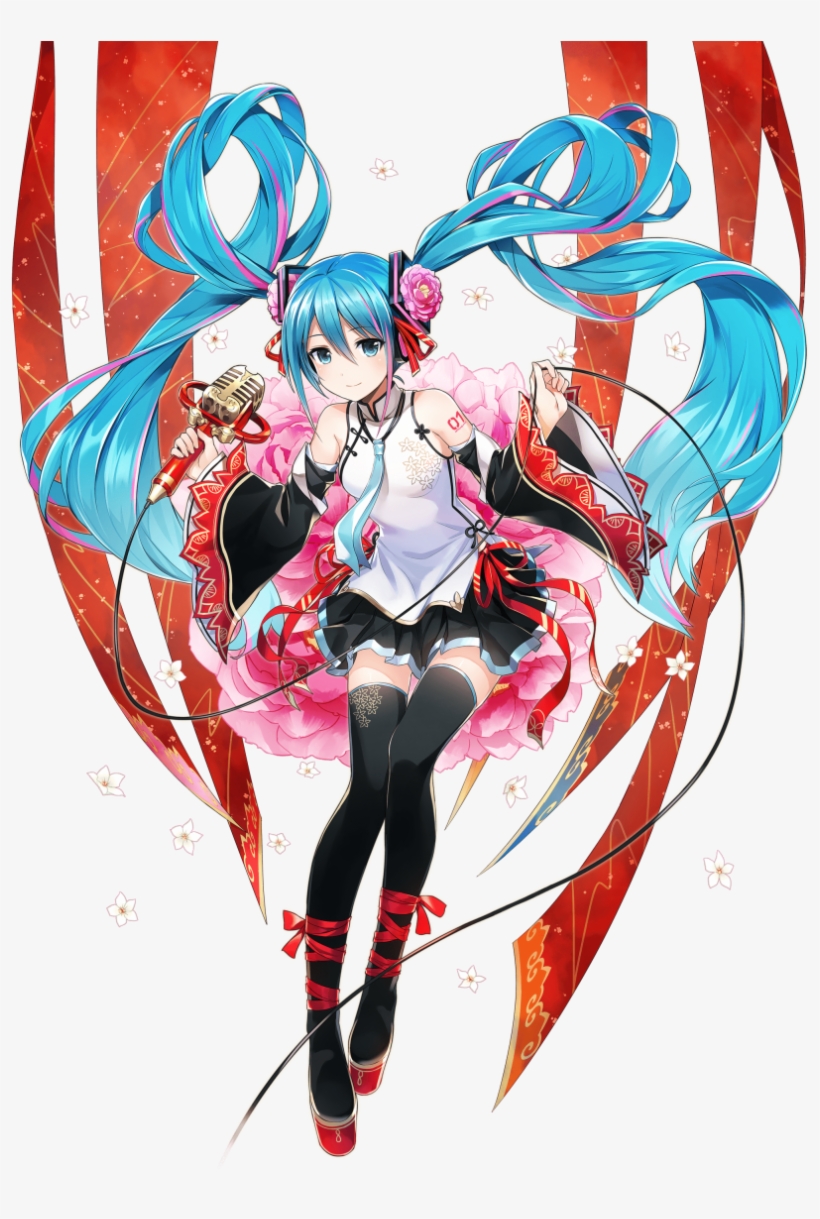 1girl Absurdres Aqua Eyes Aqua Hair Armpits Artist - Hatsune Miku Expo 2019, transparent png #9789239