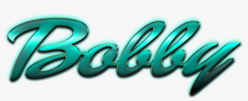 Bobby Decorative Name Png - Graphic Design, transparent png #9789510