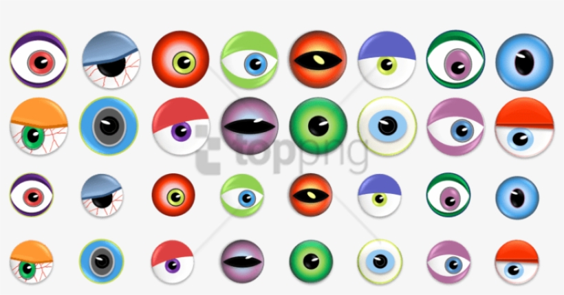 Free Png Monster Eyes Png Image With Transparent Background - Clip Art Monster Eyes, transparent png #9789702