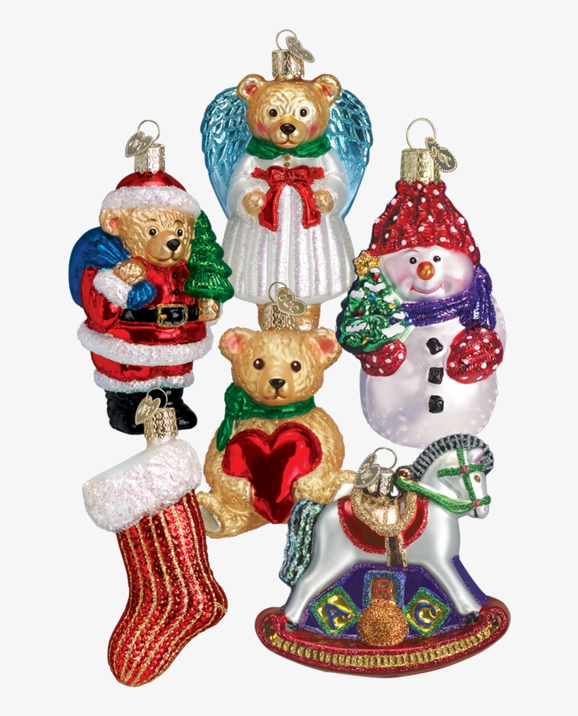 Child's First Christmas Boxed Collection Glass Ornaments - Christmas Ornament, transparent png #9790526