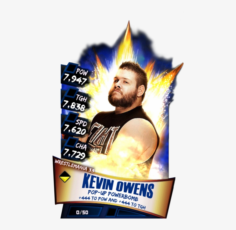 Kevinowens S3 14 Wrestlemania33 - Wwe Supercard Wrestlemania 33 Undertaker, transparent png #9791061