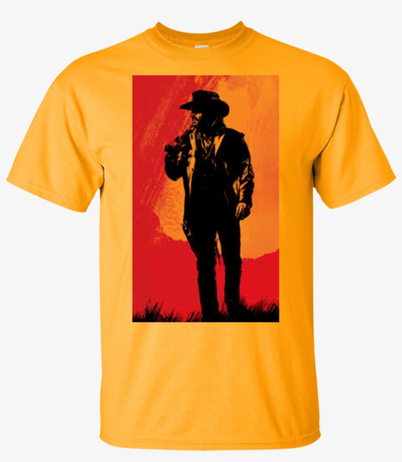 Red Dead Redemption Ii Fan Art Cotton T-shirt - Film Shirt, transparent png #9792516