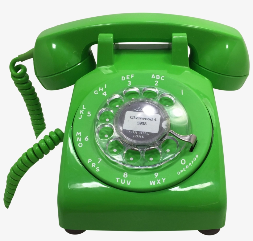 Lime Green S - Corded Phone, transparent png #9792800