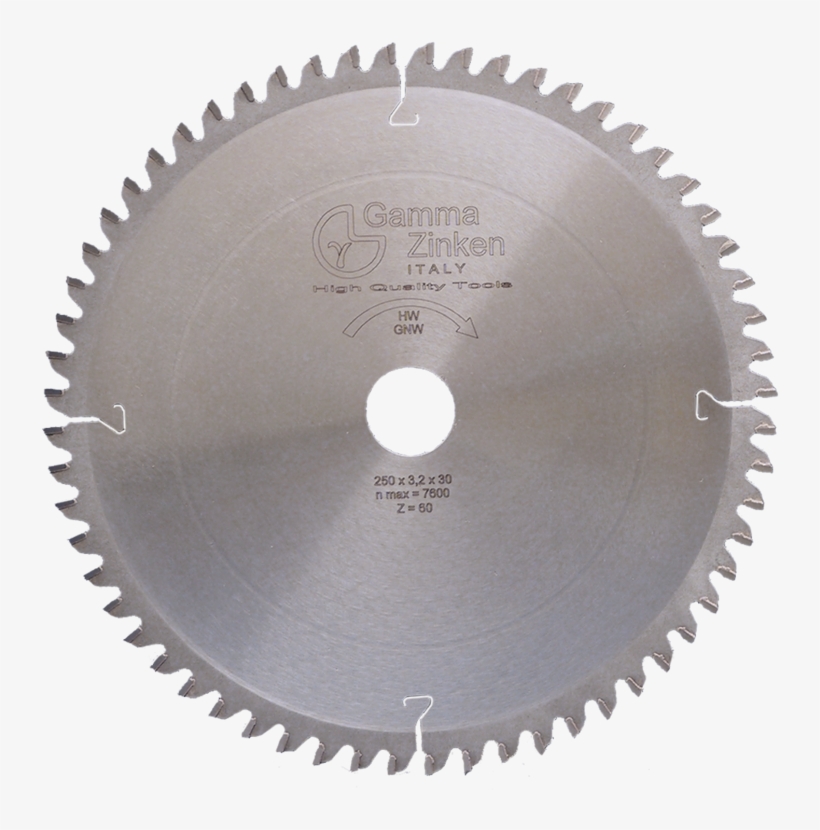 Gnw Alternate Circular Saw Blade - Plastic Cutting Blade, transparent png #9792894