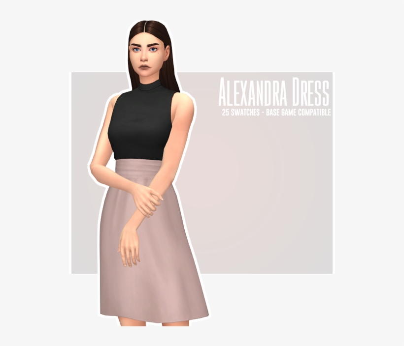 “ Alexandra Dress Just A Small Edit Of Two Dresses - A-line, transparent png #9792924