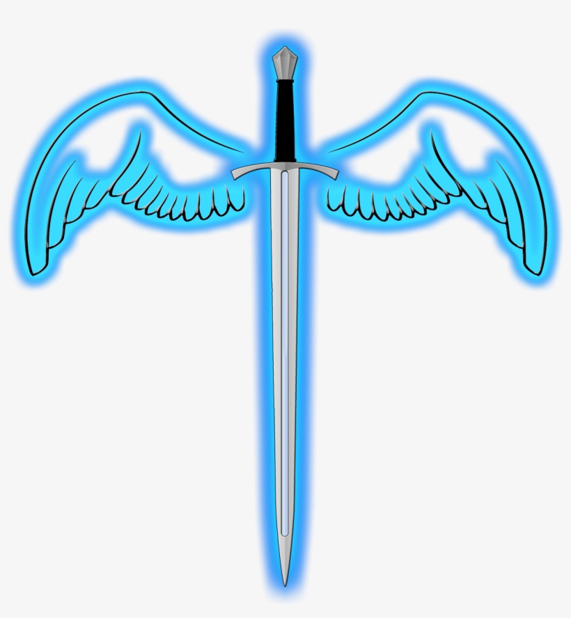 Angelic Ray Sword Session - Cross, transparent png #9792989