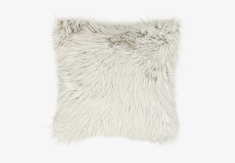 Image For 17x17" Long Hair Decorative Pillow - Fur Clothing, transparent png #9793043