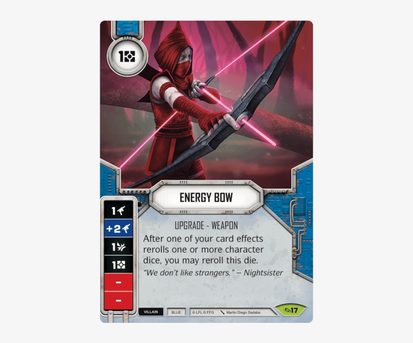 Energy Bow - Star Wars Destiny Force Throw, transparent png #9793092