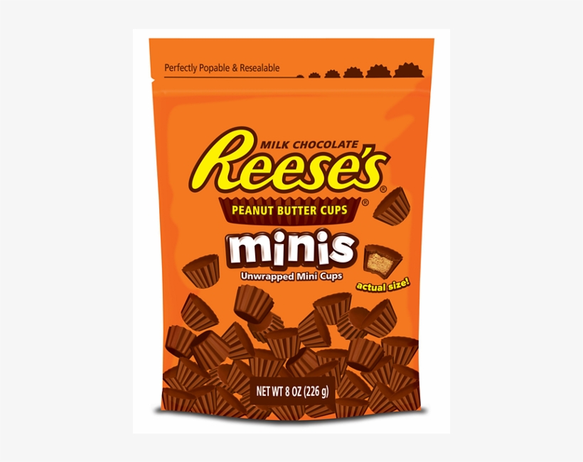 Reese's Peanut Butter Cup Minis - Mini Reese's Peanut Butter Cups, transparent png #9793542