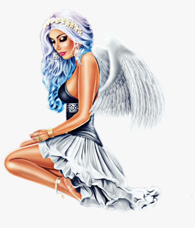 Angel Sticker, transparent png #9793947