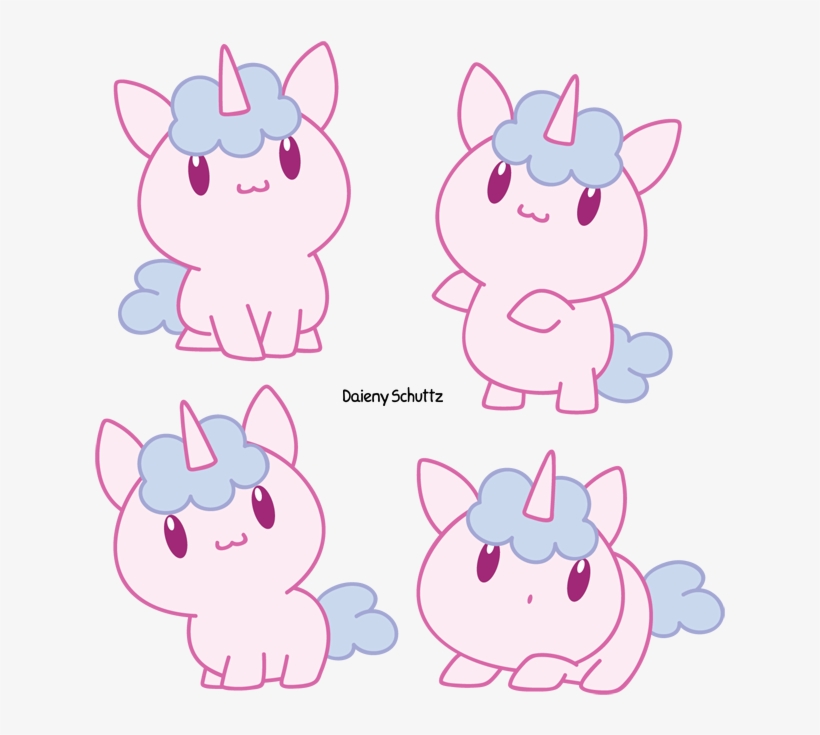 Chibi Unicorn Cute Chibi Png Chibi Unicorn Kawaii Clipart - Unicorn Chibi Cloud, transparent png #9794590