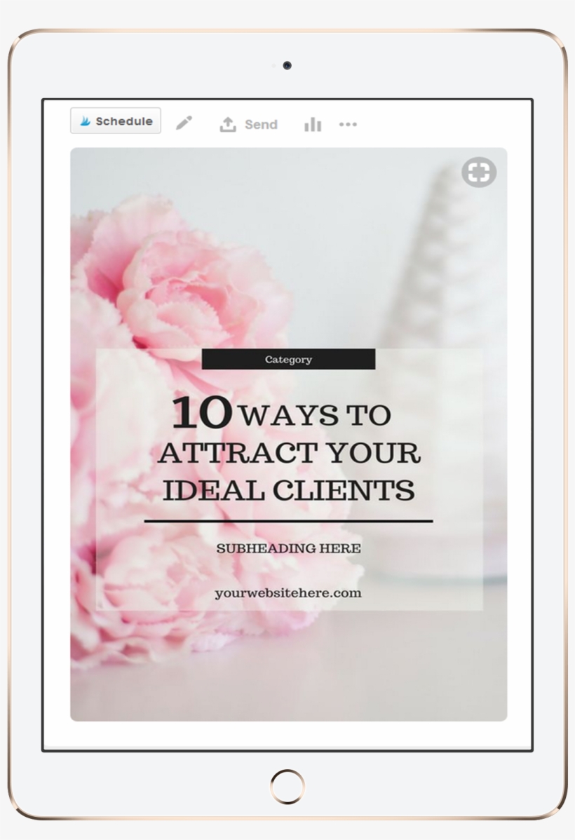 Save Tons Of Time With Our Super Easy Canva Templates - Peony, transparent png #9795384