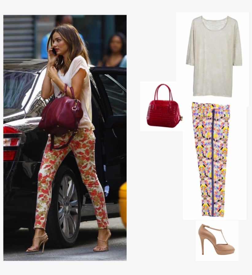 On Veut Toutes Le Look De Miranda Kerr Pour Cela On - Trousers, transparent png #9795871