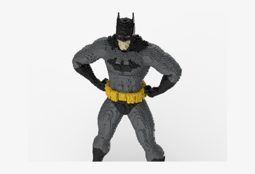 Lego Batman Life-size Statue Building Instructions - Action Figure, transparent png #9795954