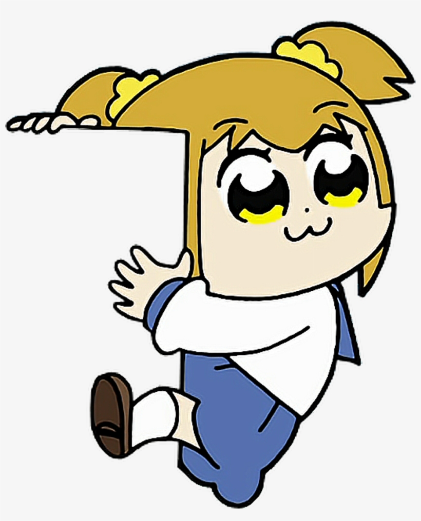 #popuko #popteamepic #anime #cute #freetoedit - Cartoon, transparent png #9796539