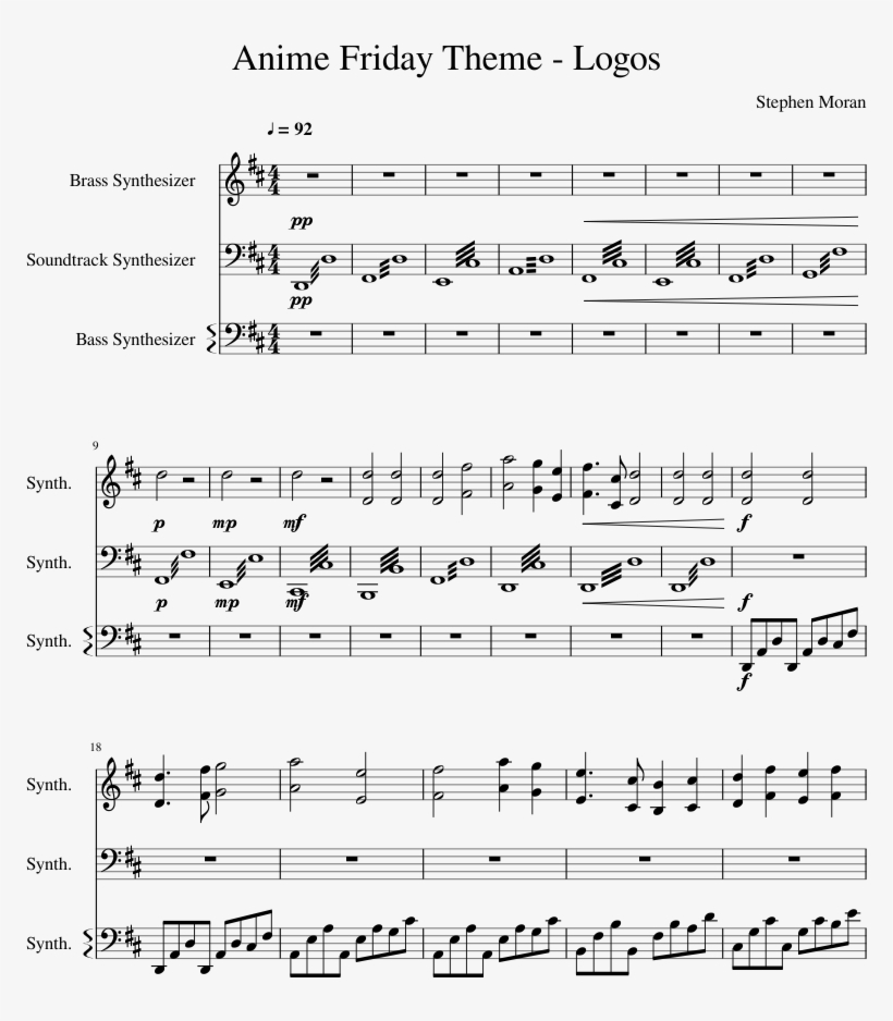 Anime Friday Theme - Naruto Guren Violin Sheet, transparent png #9796582