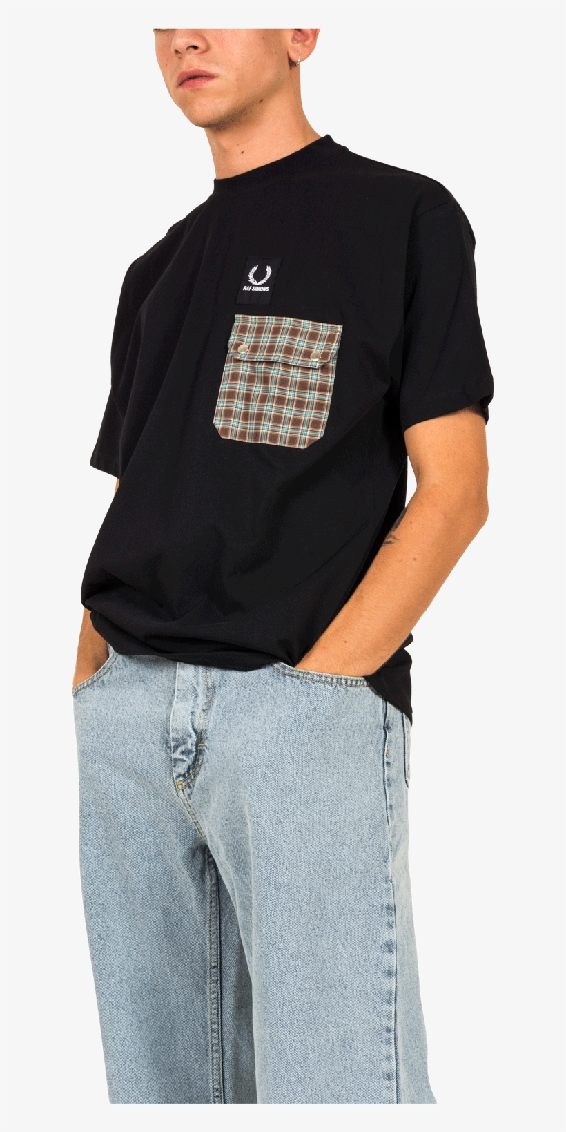 Raf Simons Pocket Detail T-shirt Sm4103 - Pocket, transparent png #9798577