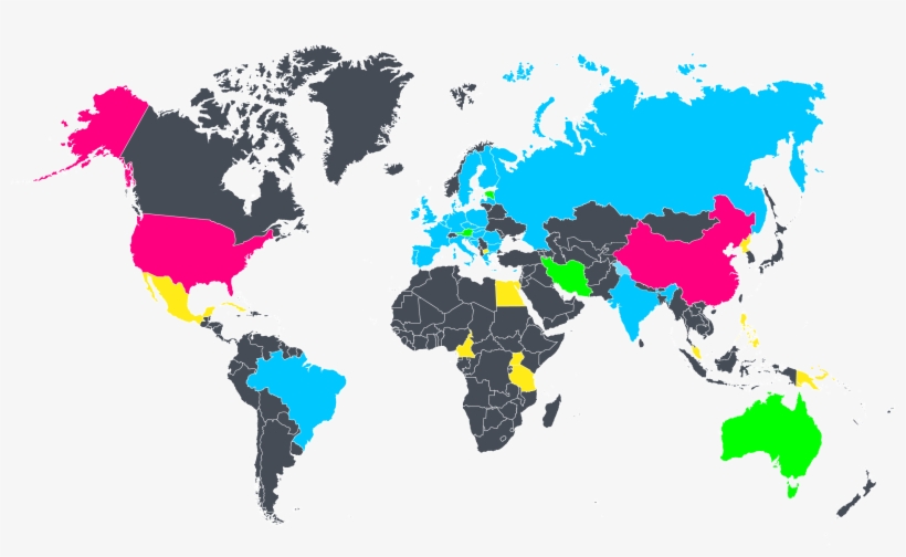 Things Carried - World Map, transparent png #9798581