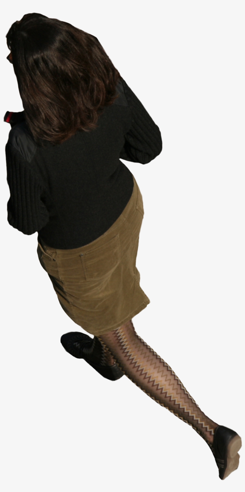 Women In Olive Skirt - Girl, transparent png #9798774