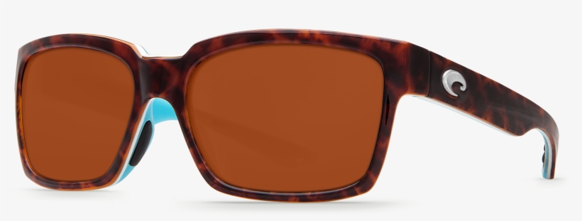 Costa Del Mar Playa Sunglasses In Light Tort/white/aqua, - Costa Del Mar Playa Sunglasses Light Tortoise/white/aqua, transparent png #980102