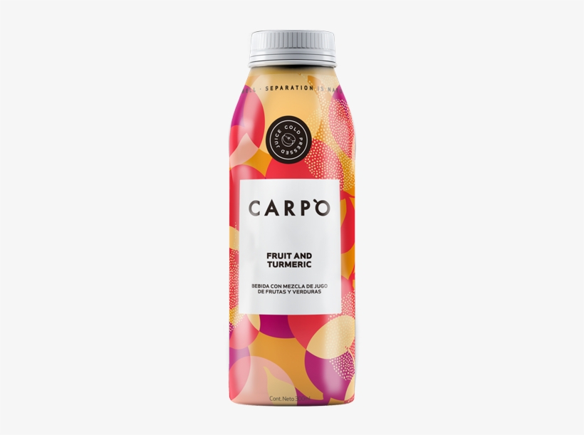 Frutas Y Turmeric - Plastic Bottle, transparent png #980178