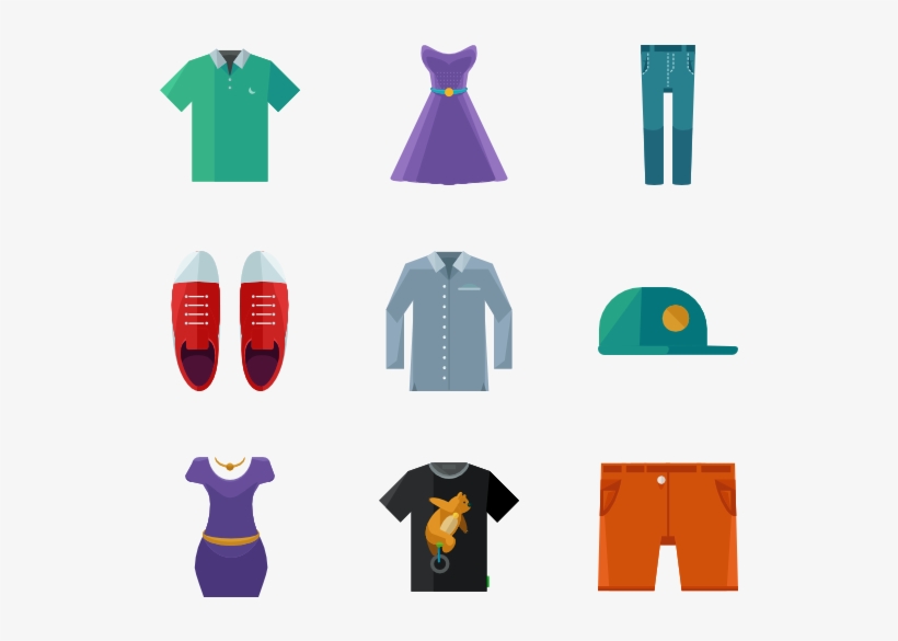 Clothing Png Image Background - Clothes Illustration Png, transparent png #980234