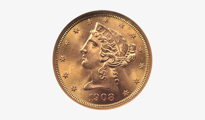 $5 Liberty Gold Half Eagles - Cinco Centavos 1942 Mexico, transparent png #980692