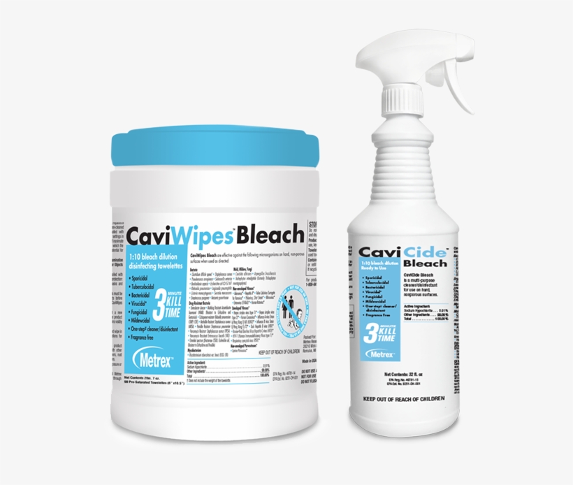 Caviwipes™ Bleach And Cavicide™ Bleach - Health Care, transparent png #981013