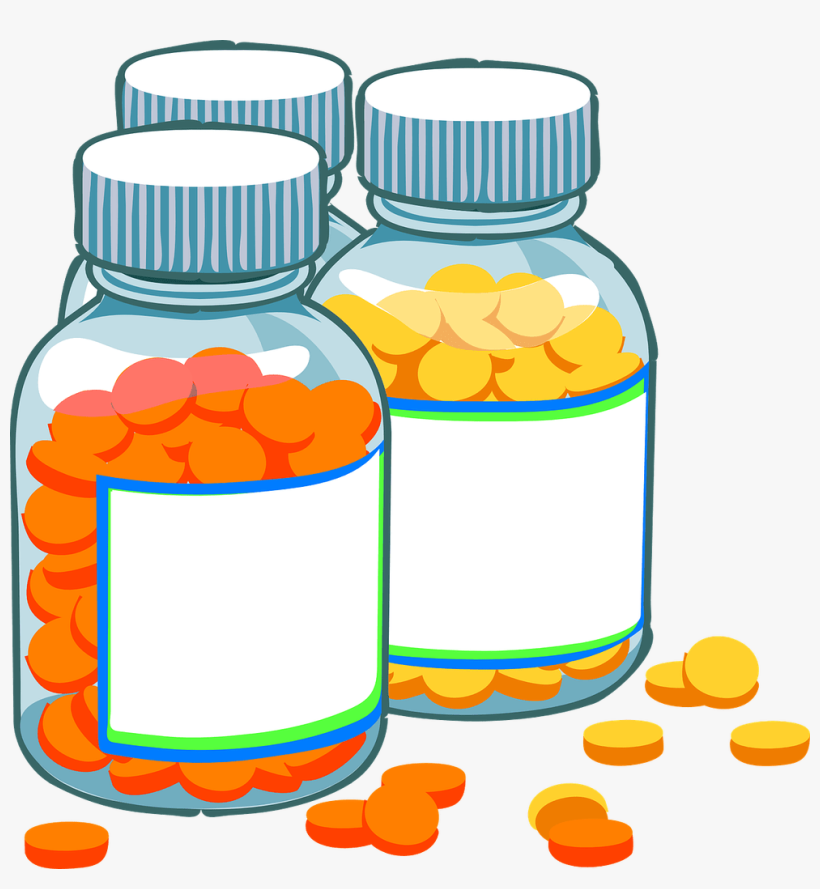 Blank Medicine Bottles Clip Art At Clker Com Vector - Medicine Log And Journal: Log Your Medicines, transparent png #981118