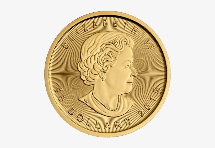2018 Canadian Maple Leaf Gold Coins - 2018 Canadian Maple Leaf Gold Coin 1 4 Oz, transparent png #981339