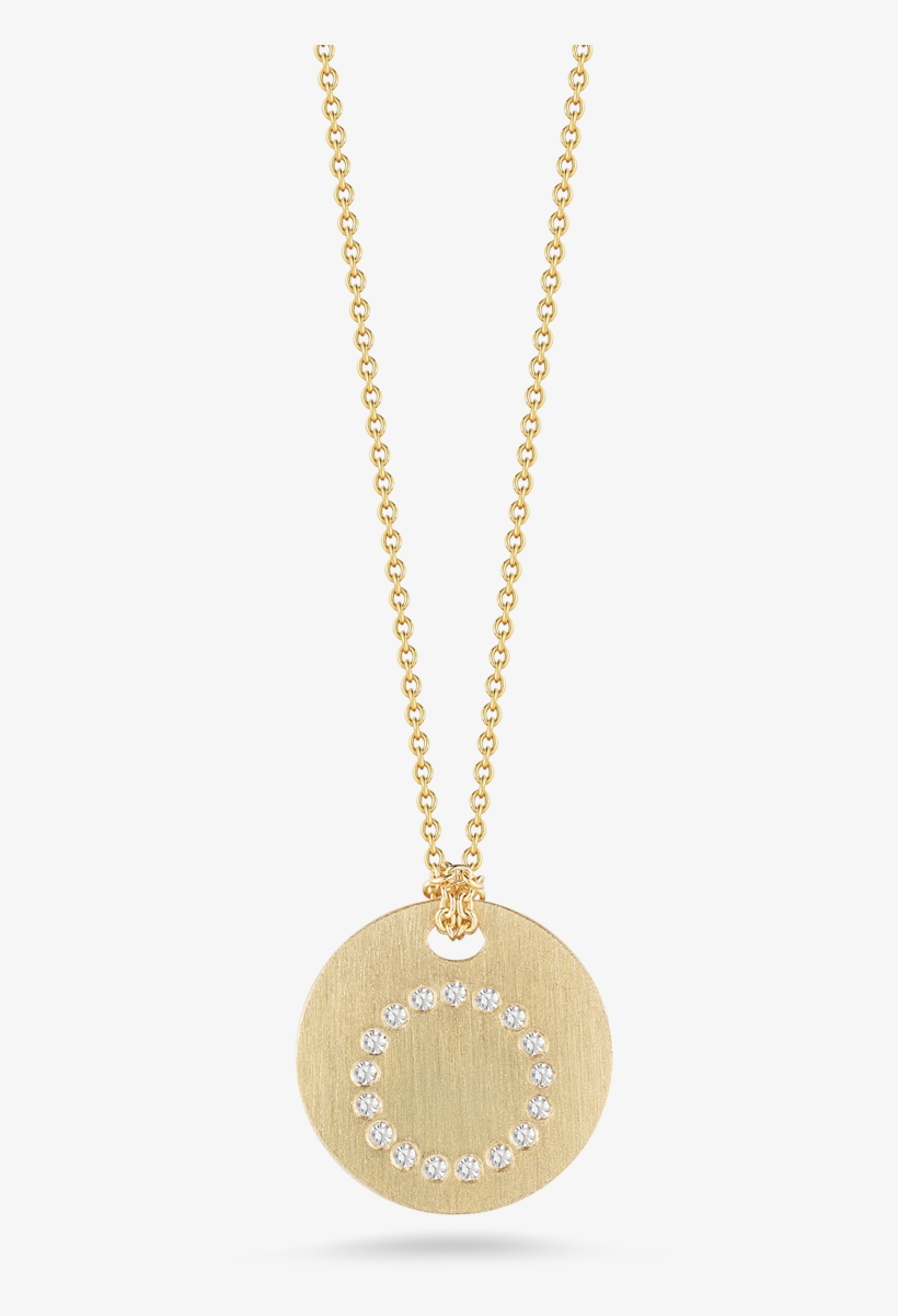 Clip Art Stock Png Italian Gold Disc Pendant Clipart - Necklace, transparent png #981682