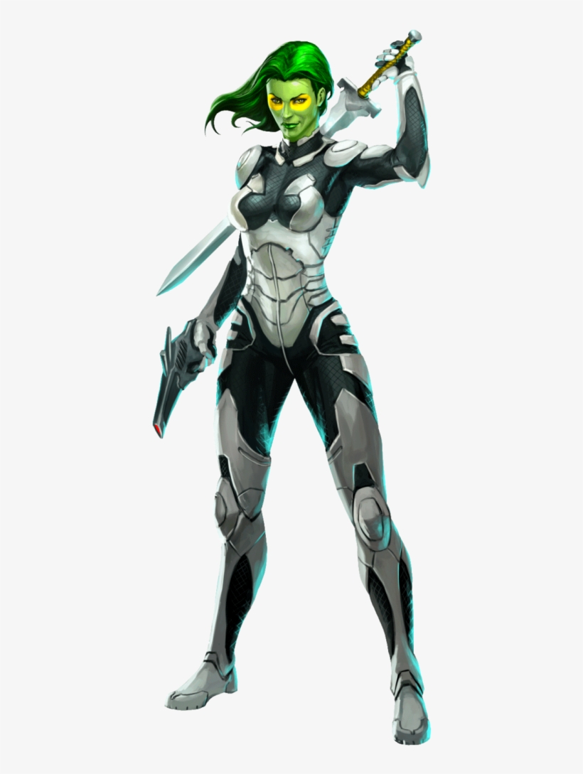 Download Marvel Gamora Comic Png Clipart Gamora Rocket - Marvel Gamora Transparent, transparent png #981935