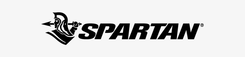 Spartan 2015 Full Horizontal Logo Black - Spartan Bat Logo, transparent png #982844