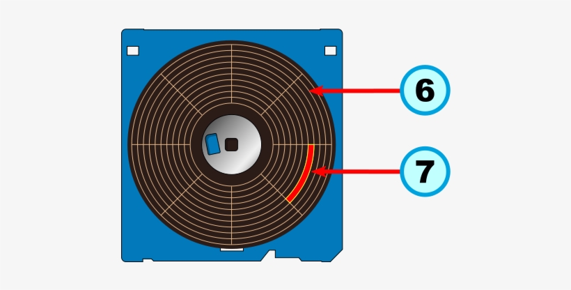 Floppy Disk Internal Diagram Part3 - Floppy Disk Internal, transparent png #983493