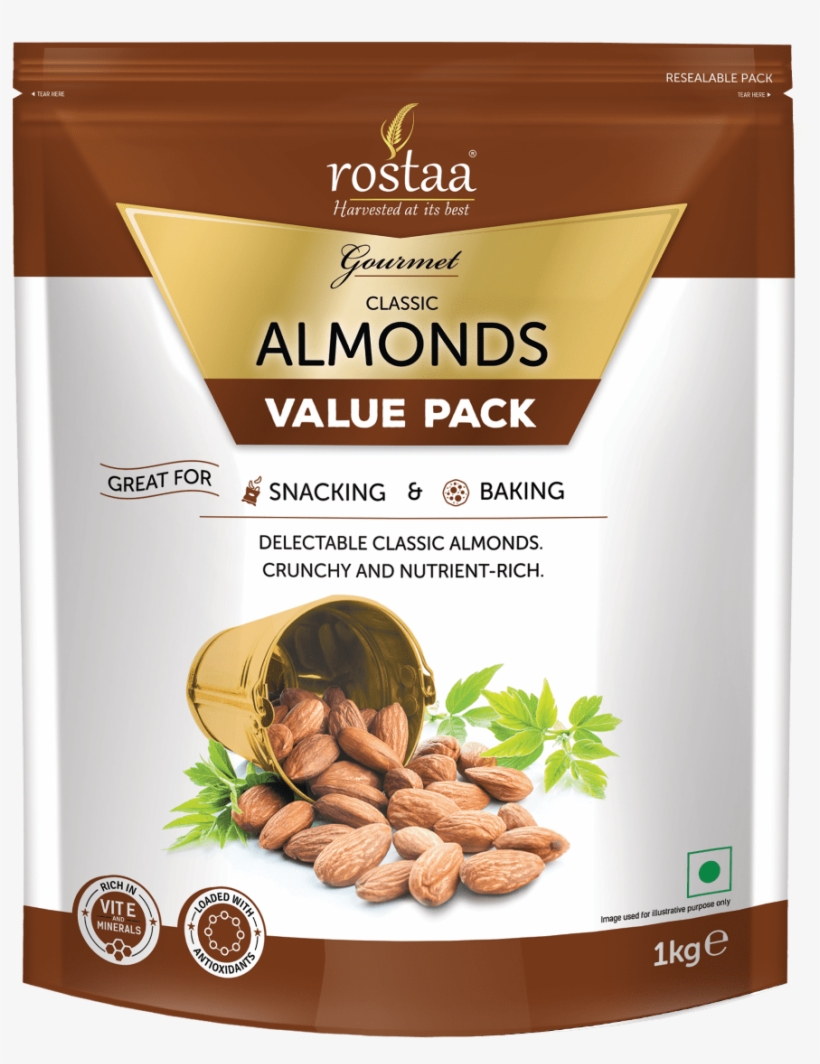 Text - Rostaa Almonds, transparent png #983592