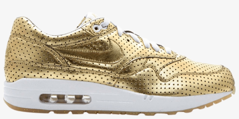 Air Max 1 Premium 'gold Foil Opening Ceremony' - Sneakers, transparent png #983730