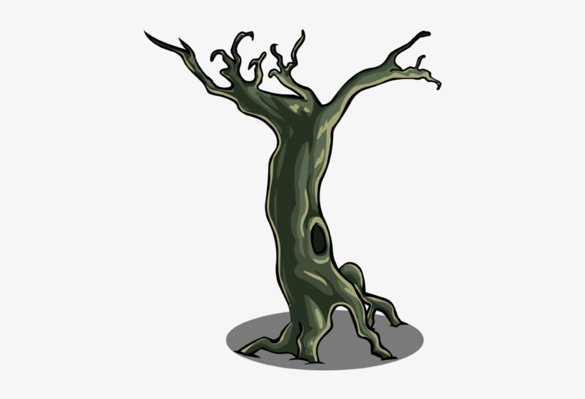 Spooky Tree Sprite 003 - Illustration, transparent png #984081