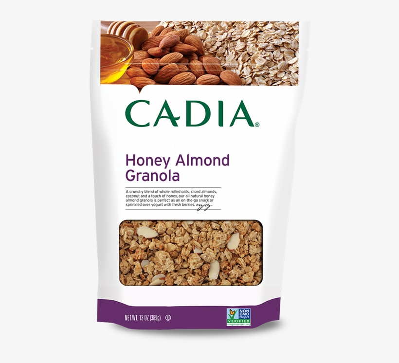 A Crunchy Blend Of Whole Rolled Oats, Sliced Almonds, - Cadia All Natural Gluten Free Vanilla Sandwich Cookies, transparent png #984142
