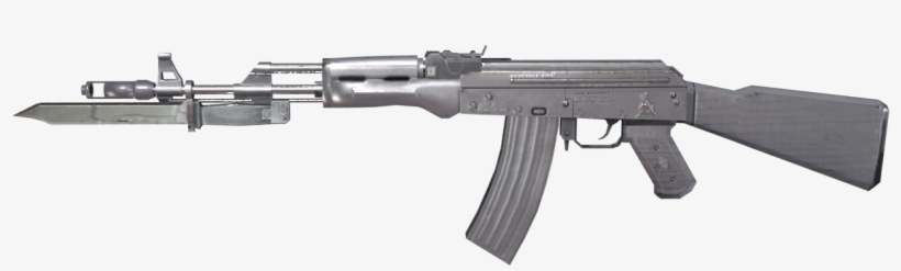 Ak47 Knife U-silver - L86 Lsw Perfect Silver, transparent png #984144