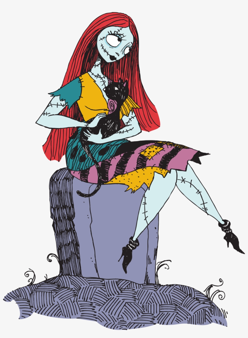 Clowns Drawing Nightmare Before Christmas - Sally The Nightmare Before Christmas Png, transparent png #984189